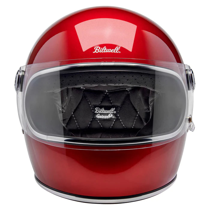 GRINGO S ECE R22.06 HELMET - METALLIC CHERRY RED