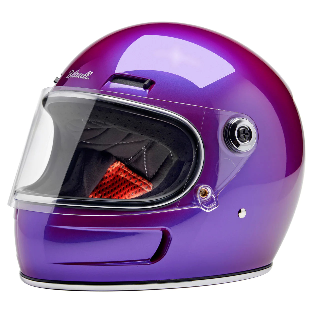 Biltwell Gringo SV Purple Grape Helmet Custom Rogue Motorcycles Perth