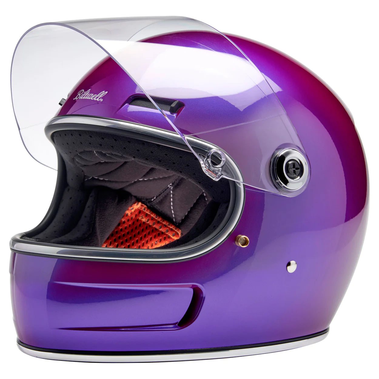 Biltwell Gringo SV Purple Grape Helmet Custom Rogue Motorcycles Perth