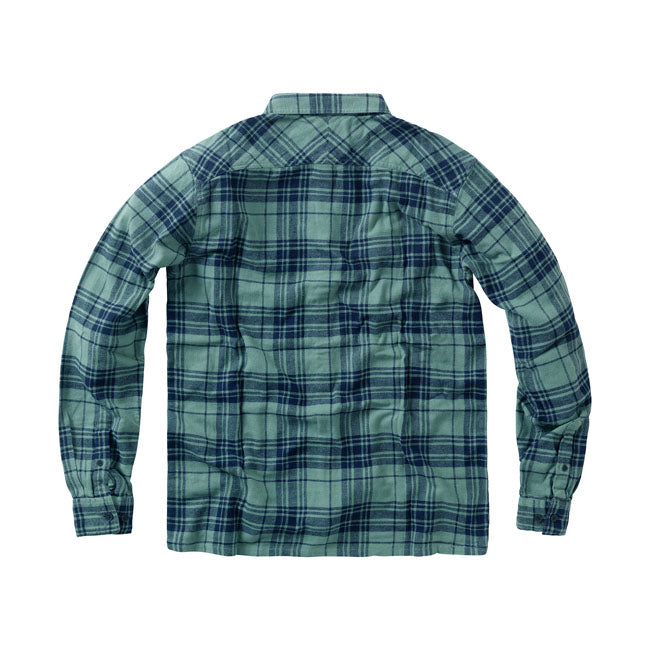 WCC Rigid Flannel Shirt Green Navy