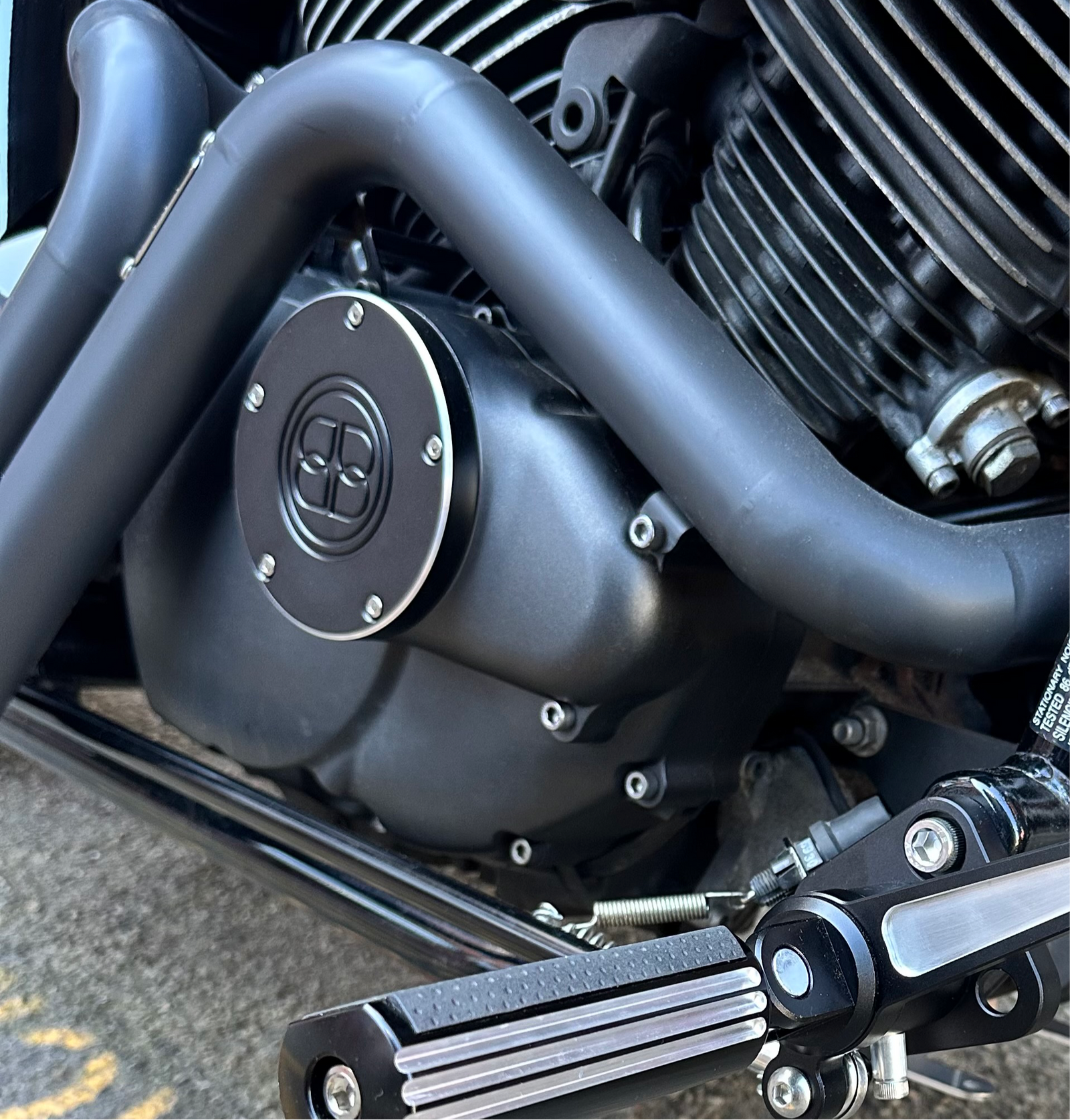 Rogue Billion side cover CNC vstar 650 XVS