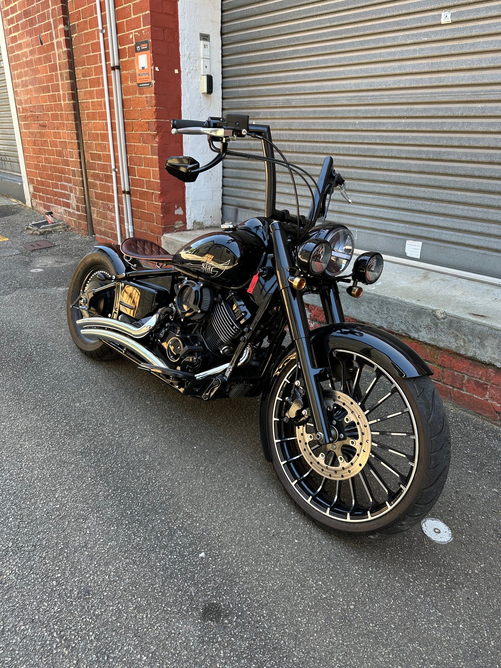 Vstar stainless exhaust