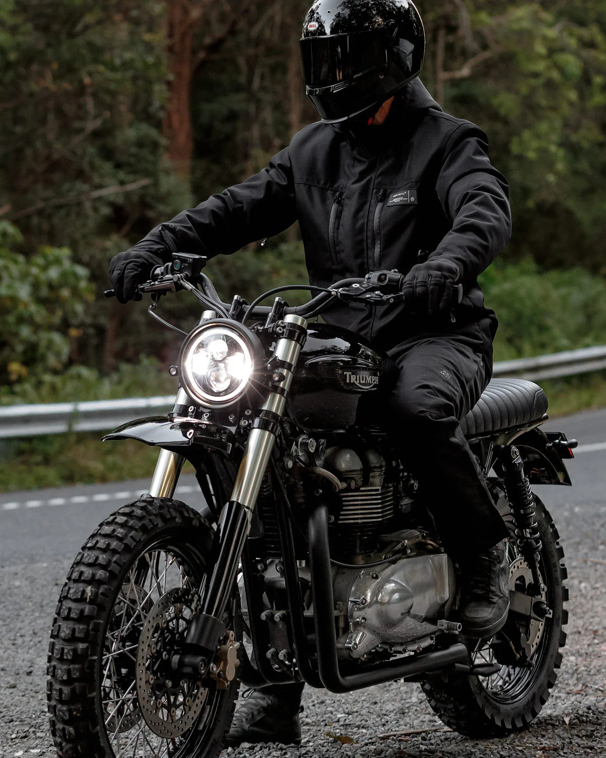 AKIN MOTO - ALPHA MOTORCYCLE JACKET 4.0 - Black
