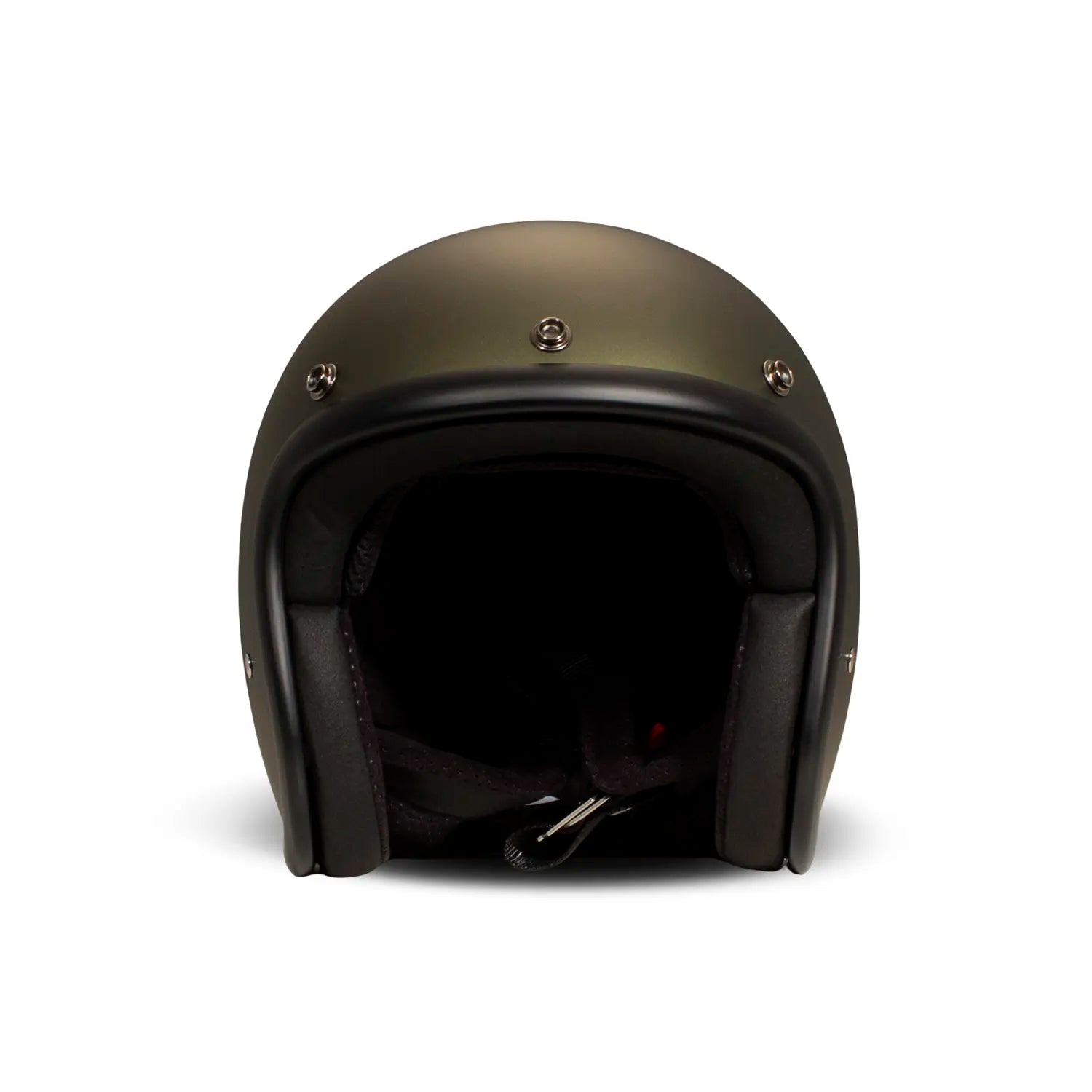 DMD - OLIVE GOLD - RETRO OPEN FACE VINTAGE HELMET