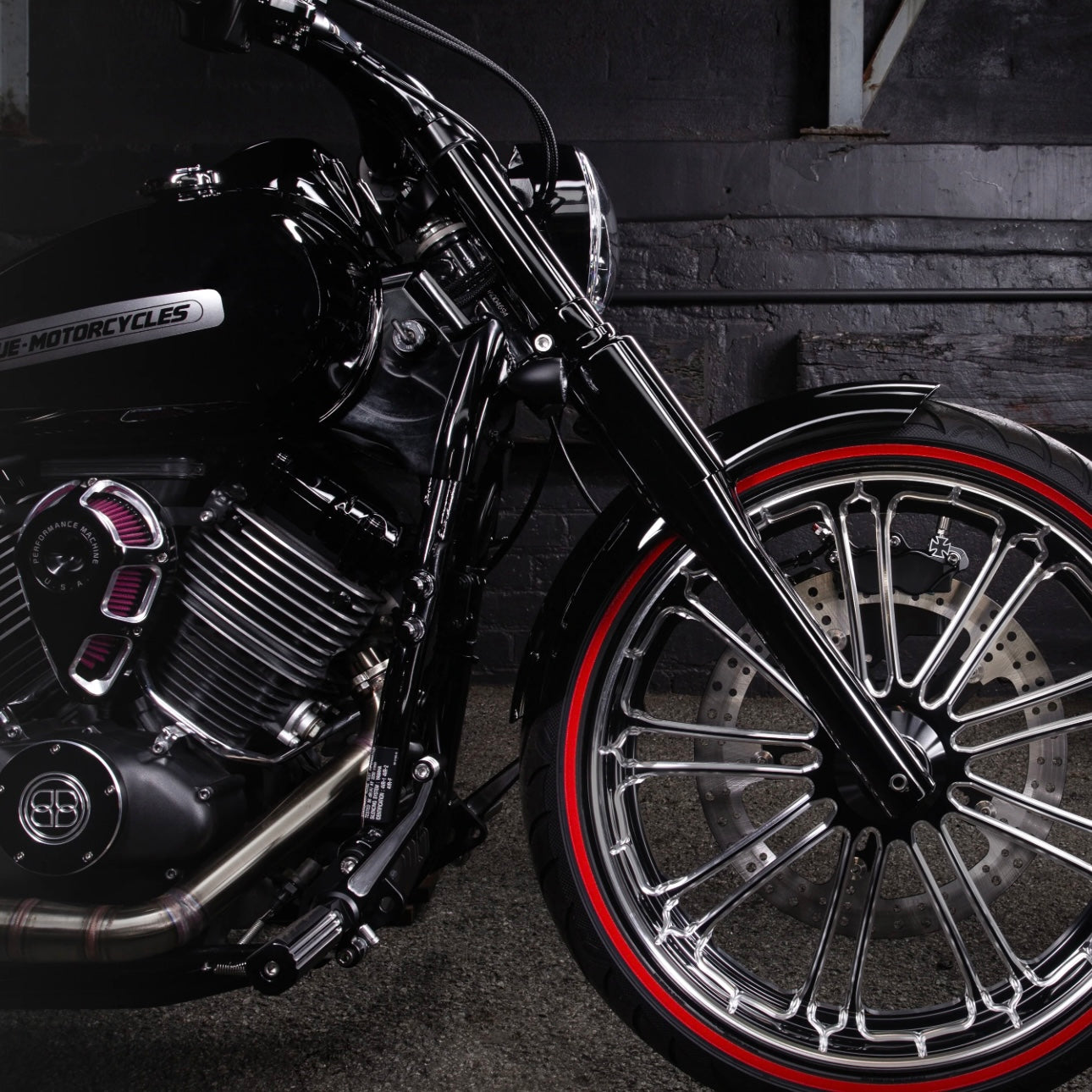 Yamaha XVS650 V-star Full Fork Cover Set - Anodized Gloss Black