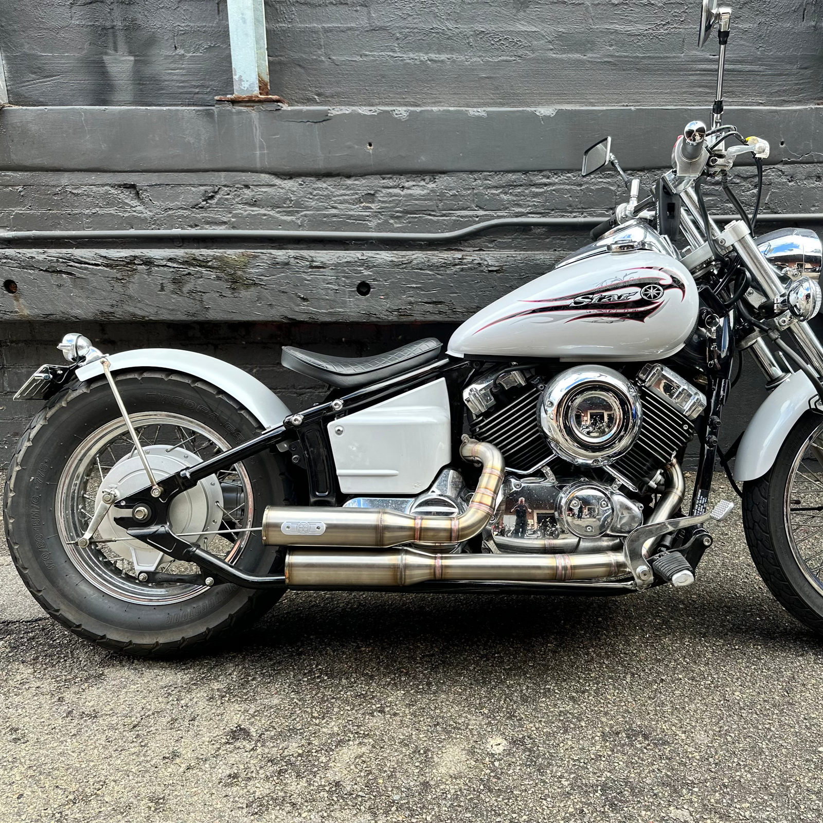 yamaha xvs650 v-star custom bobber seat conversion rogue motorcycles perth