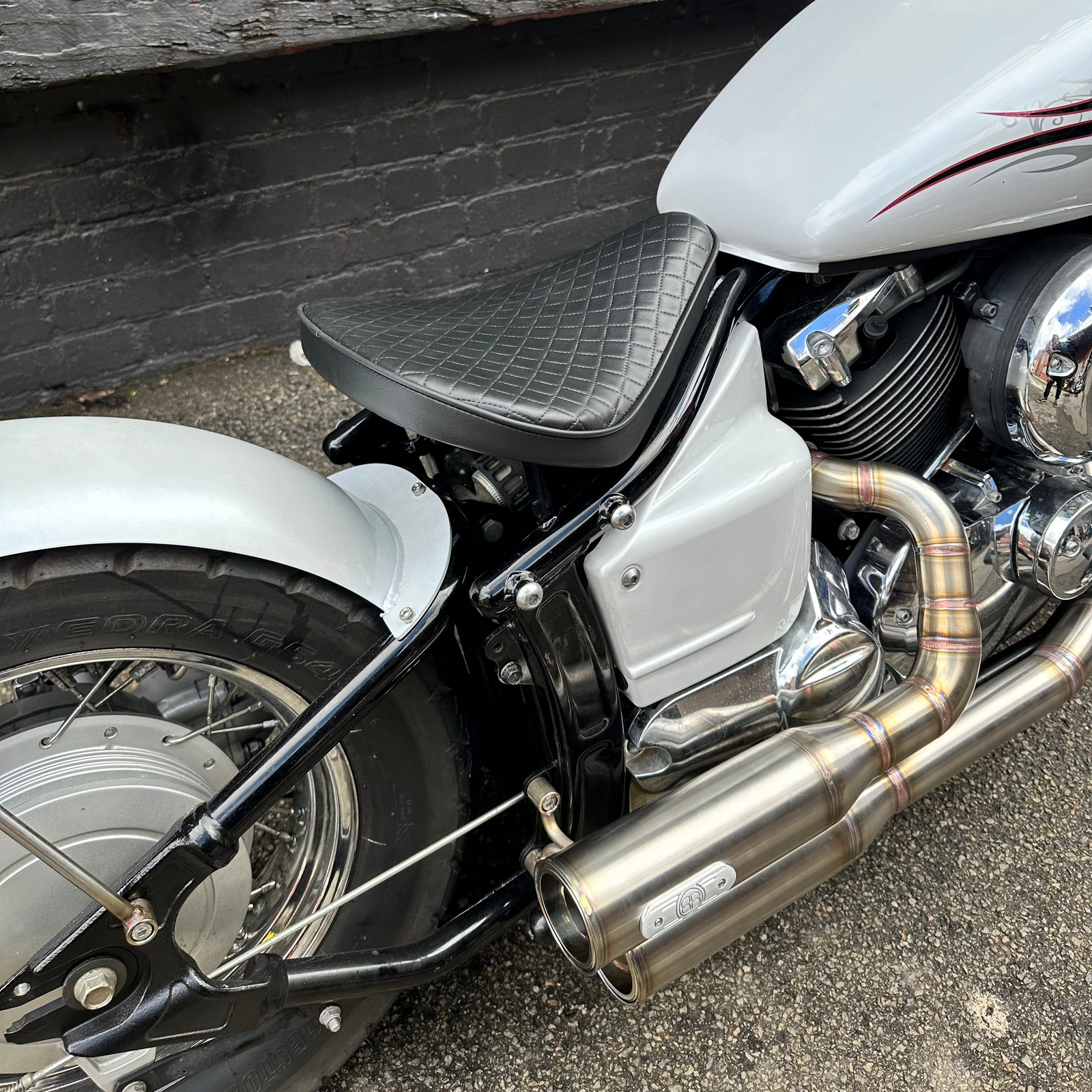 yamaha xvs650 v-star custom bobber seat conversion rogue motorcycles perth