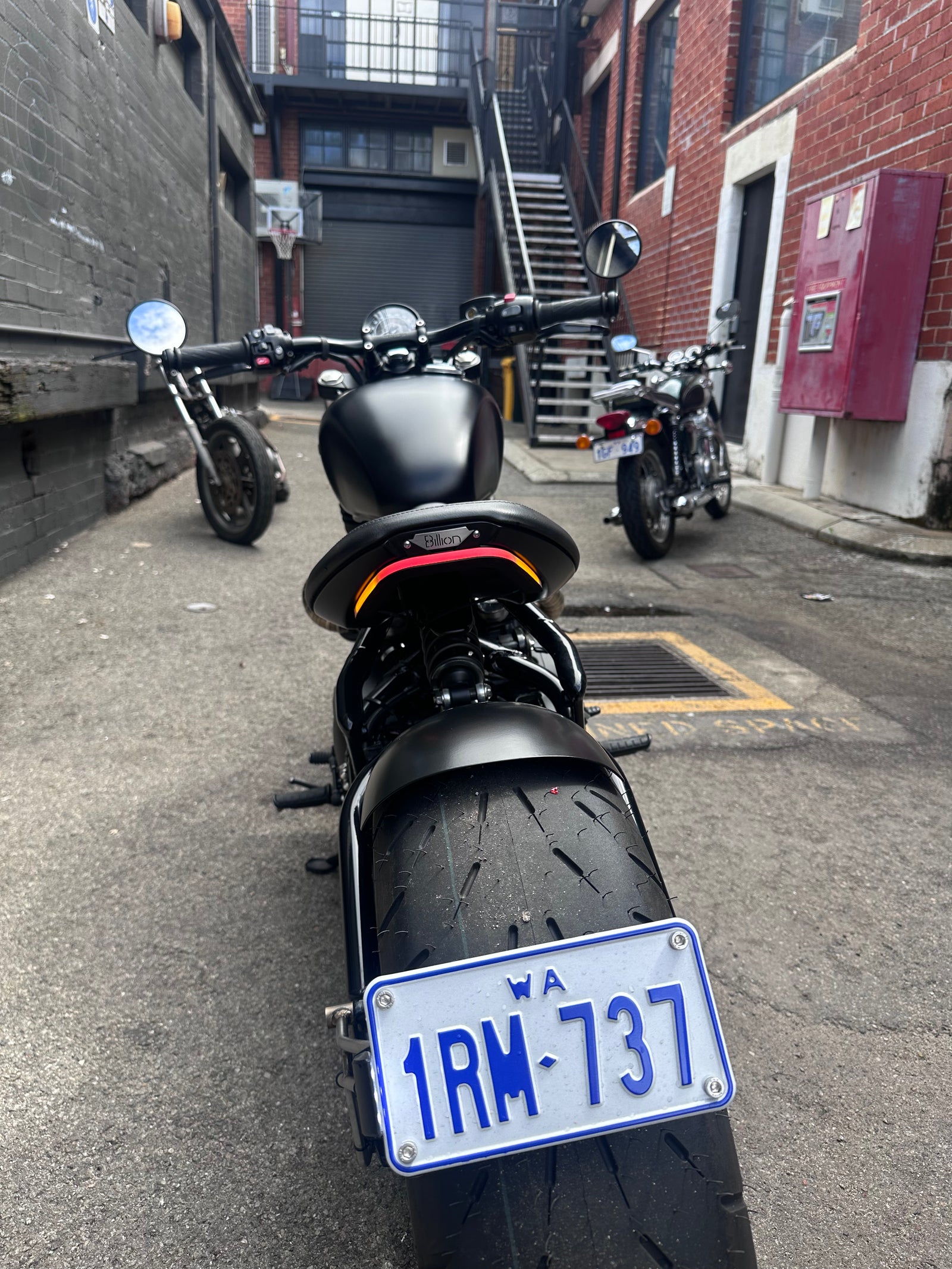 2018 Triumph Bobber Black Billion Wide Wheel