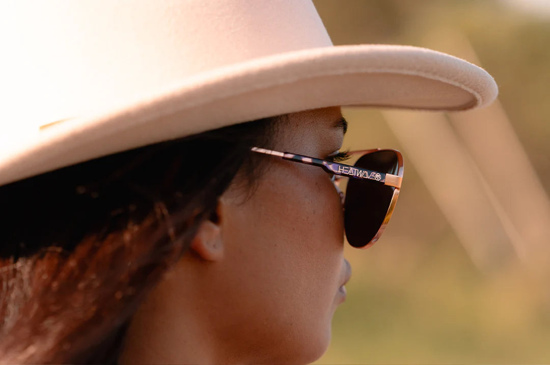 INCLINE SUNGLASSES: Rose Gold Polarized