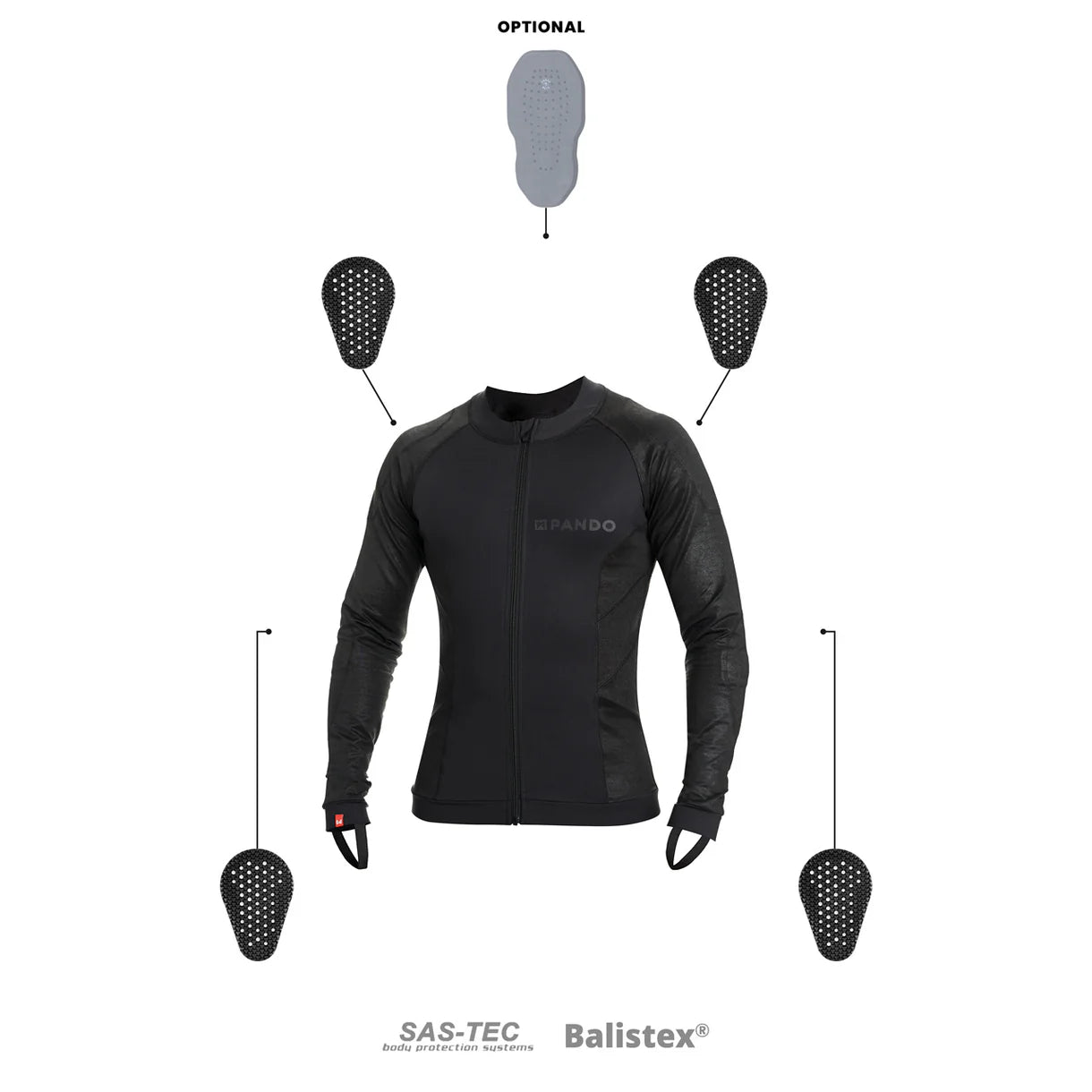 Shell UH 03 - Unisex Armoured Motorcycle Base Layer Shirt