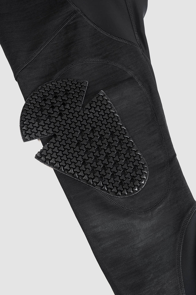 SKIN UH AA - Unisex Motorcycle Pants - Black Armoured Leggings