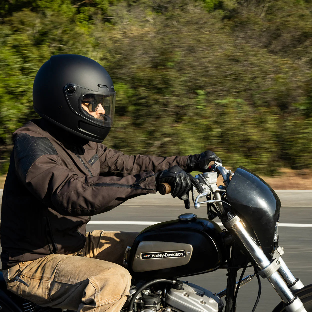 GRINGO SV 06 HELMET - FLAT BLACK