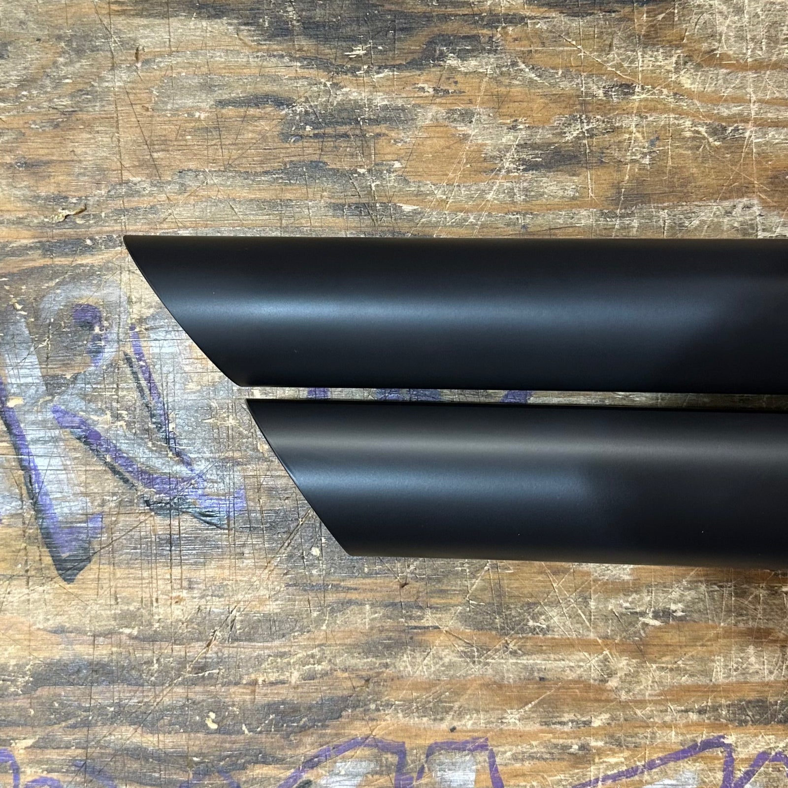 Yamaha XVS650 V-star - Stainless Exhaust "Short Shots"