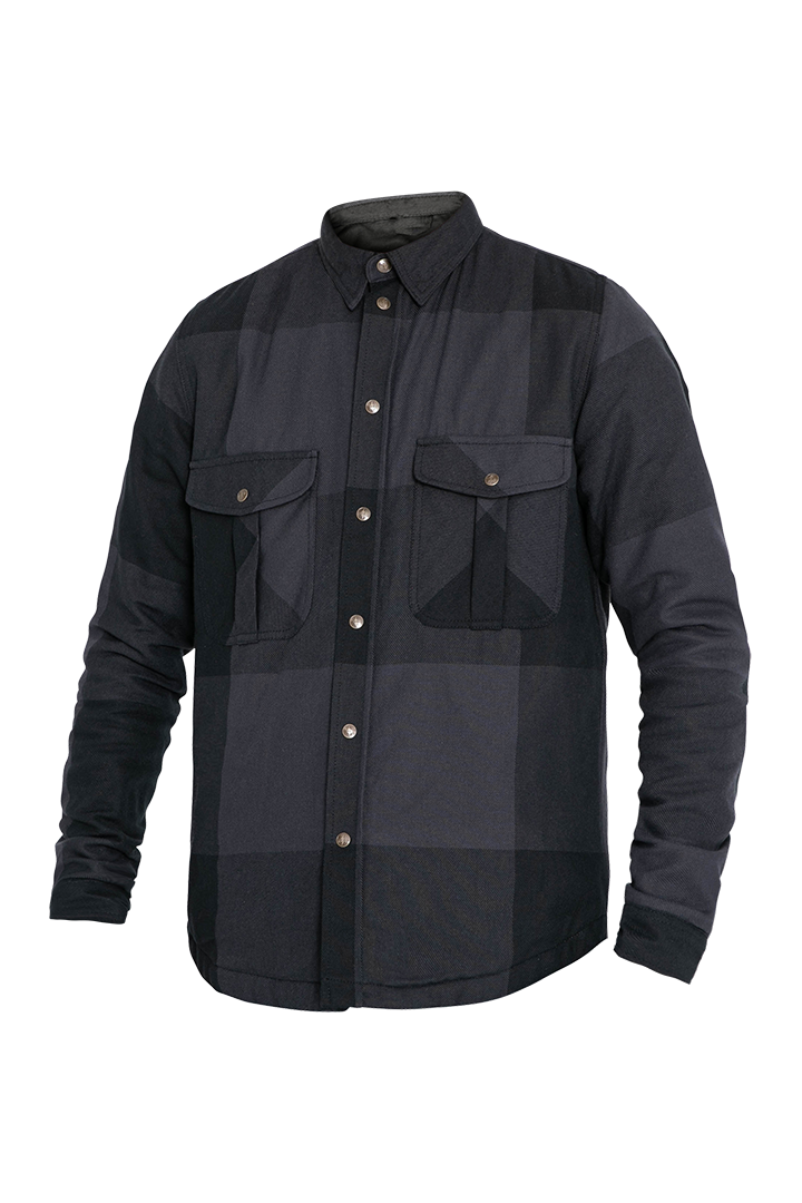 MOTOSHIRT MEN | GRAY/BLACK "BIG BLOCK"