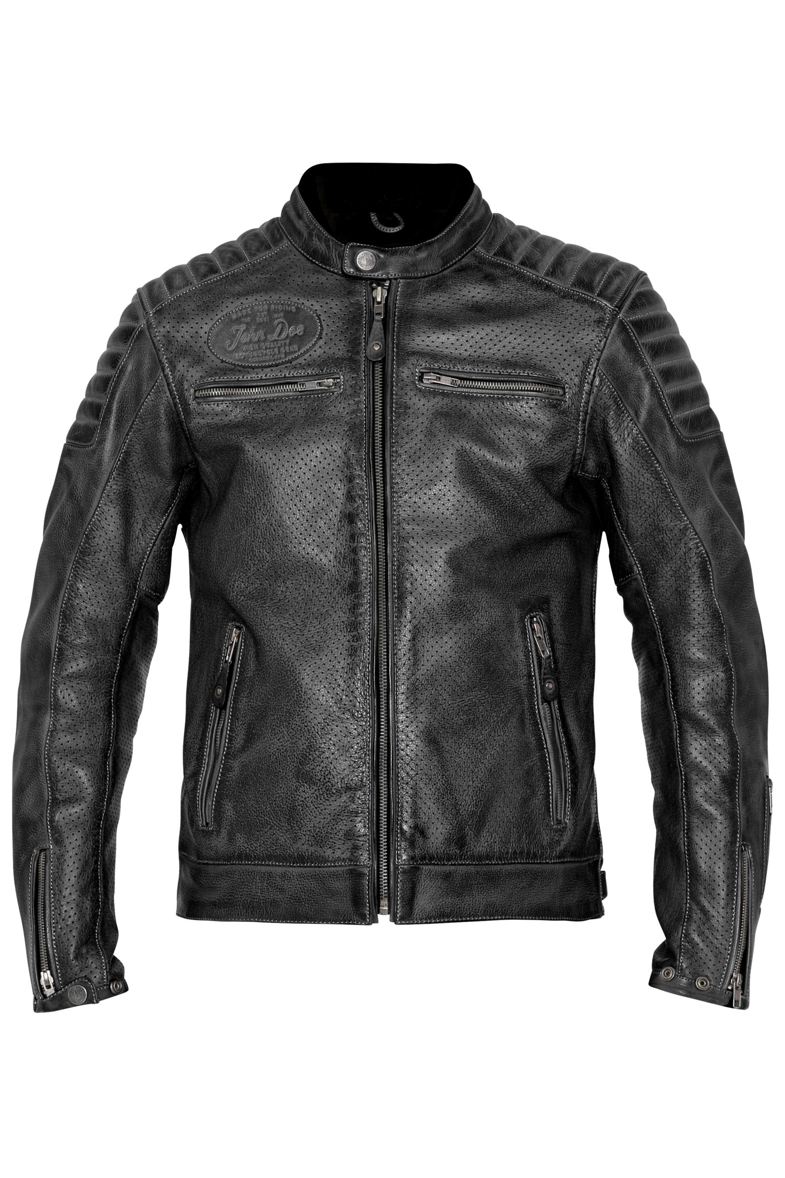 STORM LEATHER JACKET | BLACK