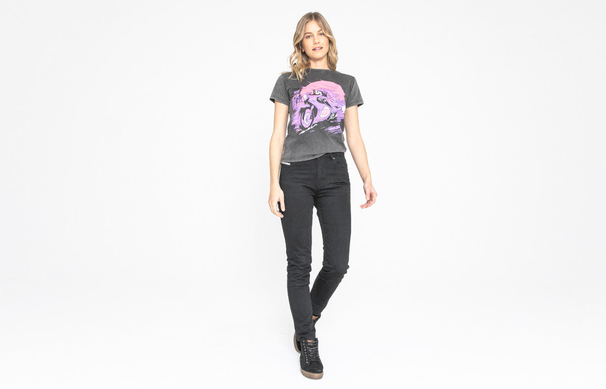 JANE HIGH MONO JEANS | BLACK RAW