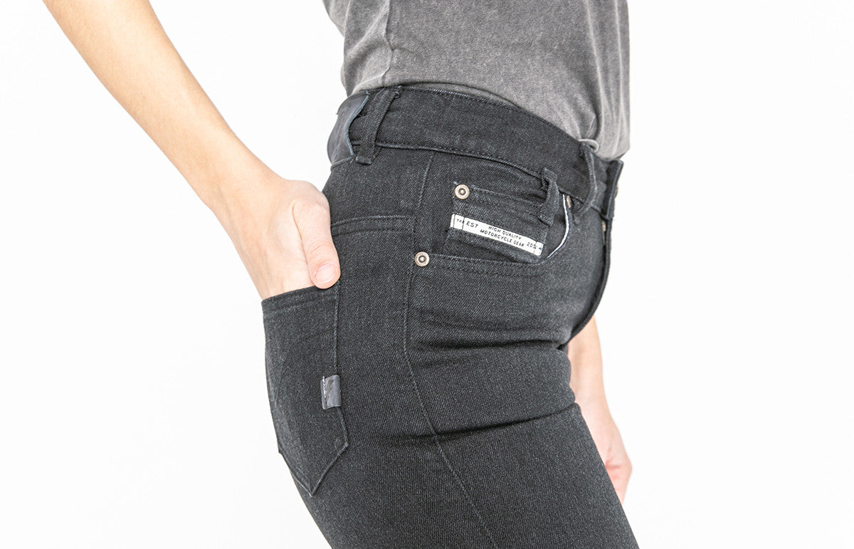 JANE HIGH MONO JEANS | BLACK RAW
