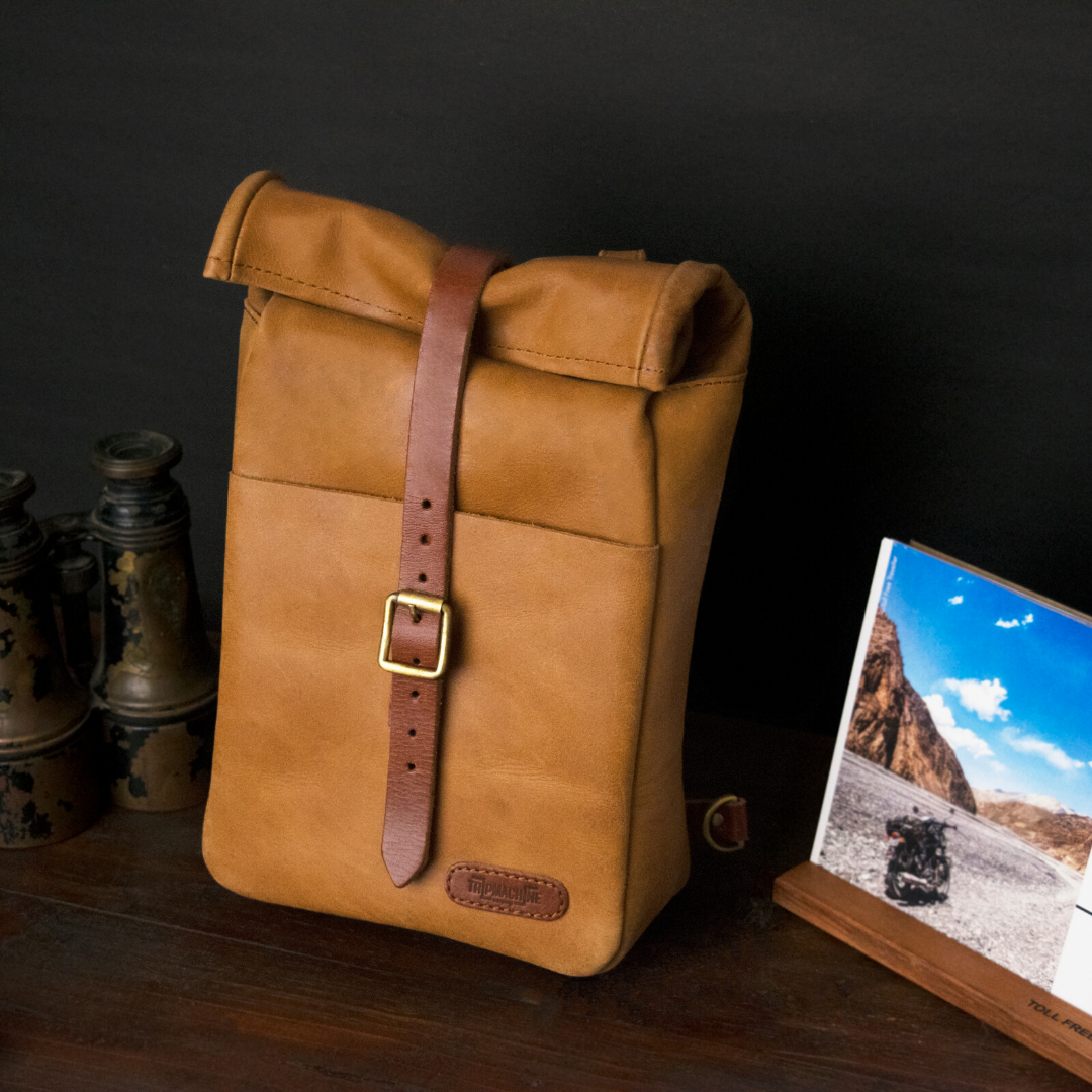 Rogue motorcycles, Pannier bags, rolltop bags, backpack , mini pannier, mini backpack, biker bags, bike luggage, motorbike luggage, trip machine luggage bags, trip machine backpack, trip machine pannier, Rogue, custom, biltwell, Gringo, Australia, cafe racer, bobber, bobber frame bmw R100 r80 r65 r45 K100 R-model single seat ironwood