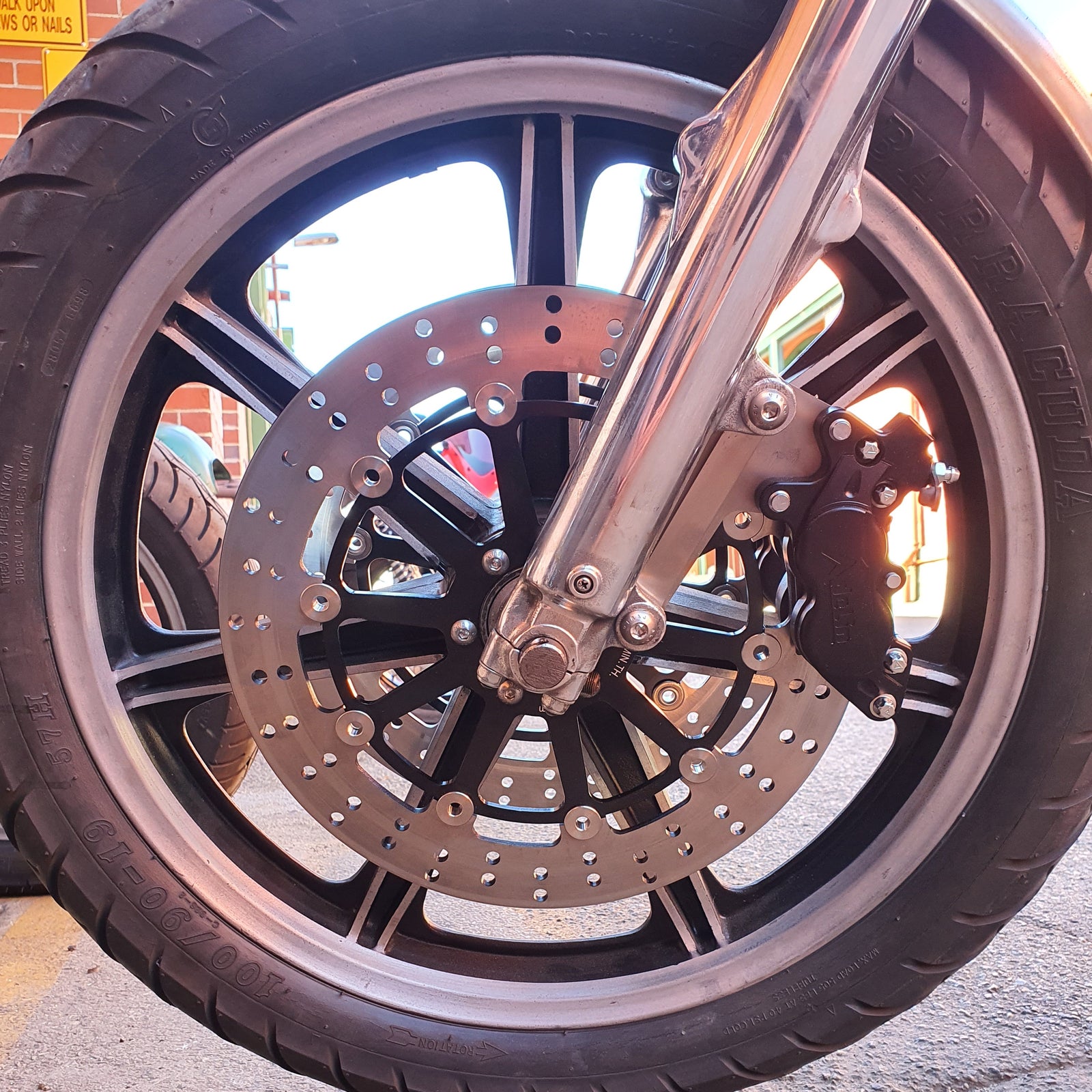 Rogue motorcycles perth australia Big brake kit oversize oversized brakes xs750 yamaha custom caliper calipers