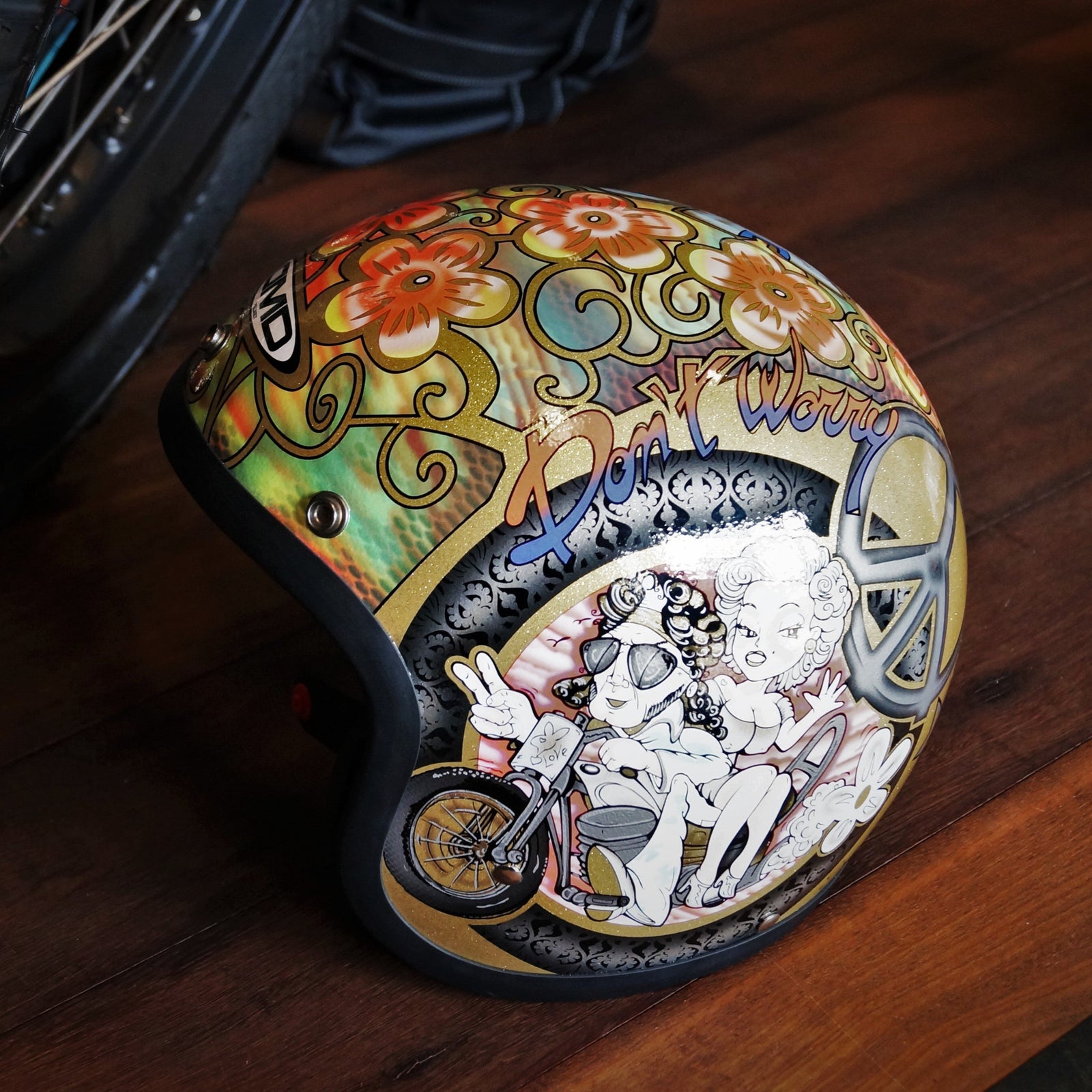 DMD - WOODSTOCK - RETRO OPEN FACE VINTAGE HELMET