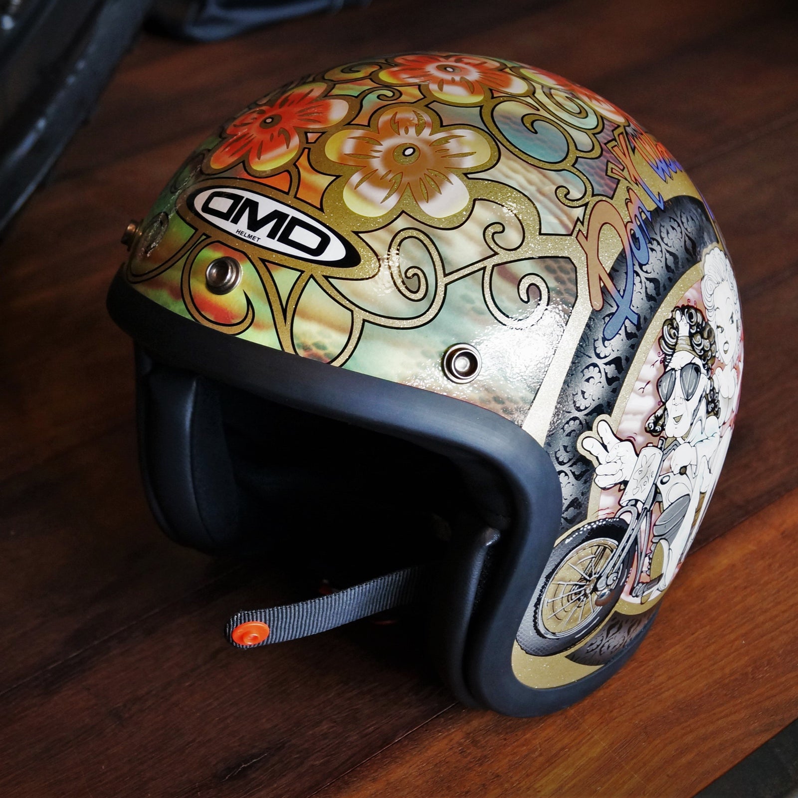 DMD - WOODSTOCK - RETRO OPEN FACE VINTAGE HELMET
