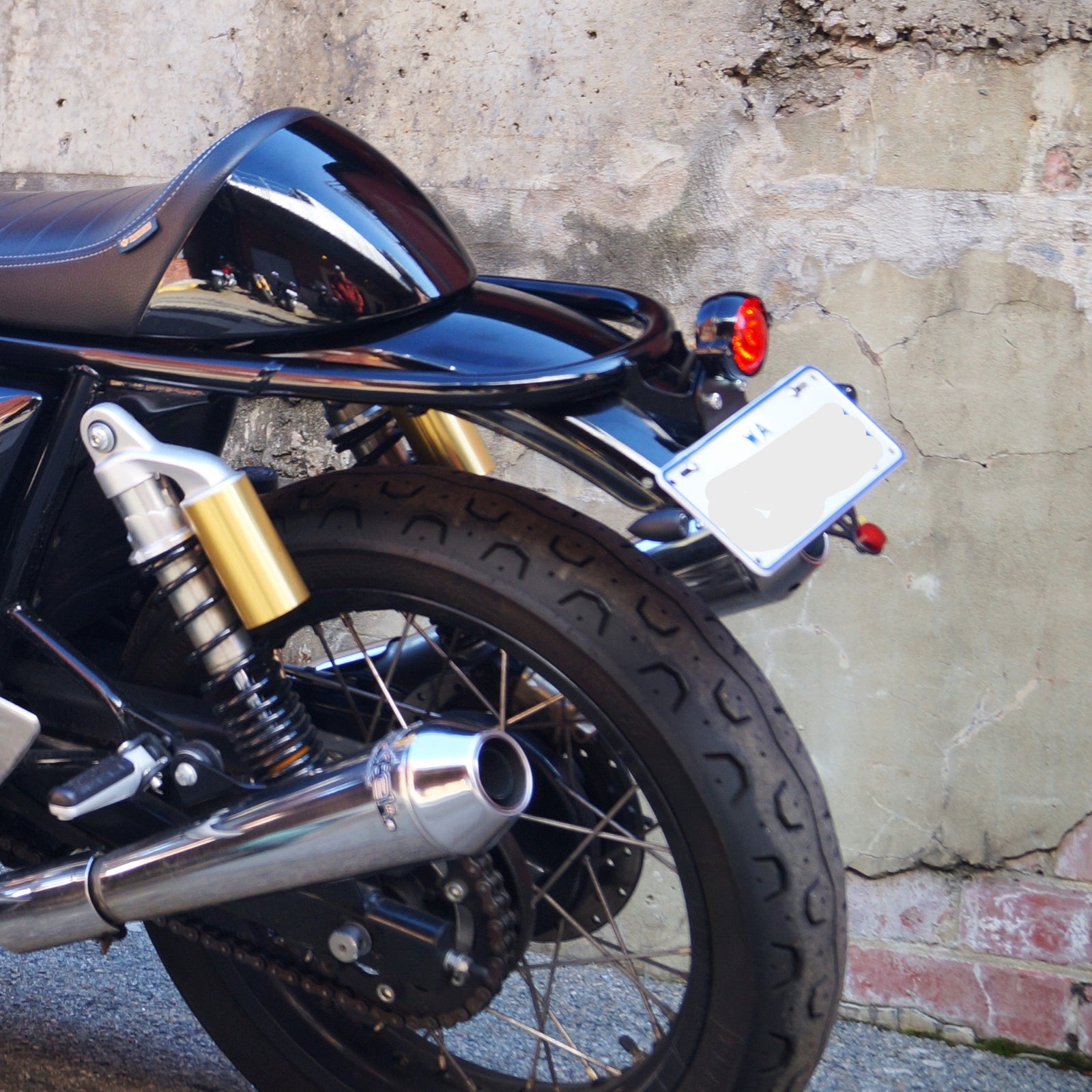 Royal Enfield 650 GT650 Continental Interceptor Tail Tidy Rogue Motorcycles Perth