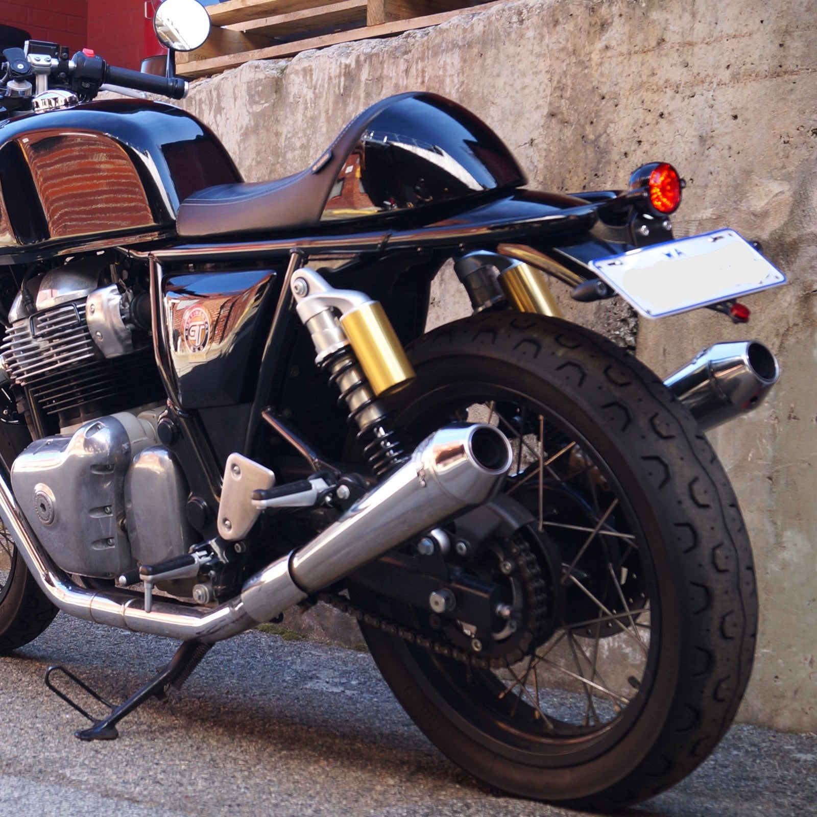 Royal Enfield 650 GT650 Continental Interceptor Tail Tidy Rogue Motorcycles Perth