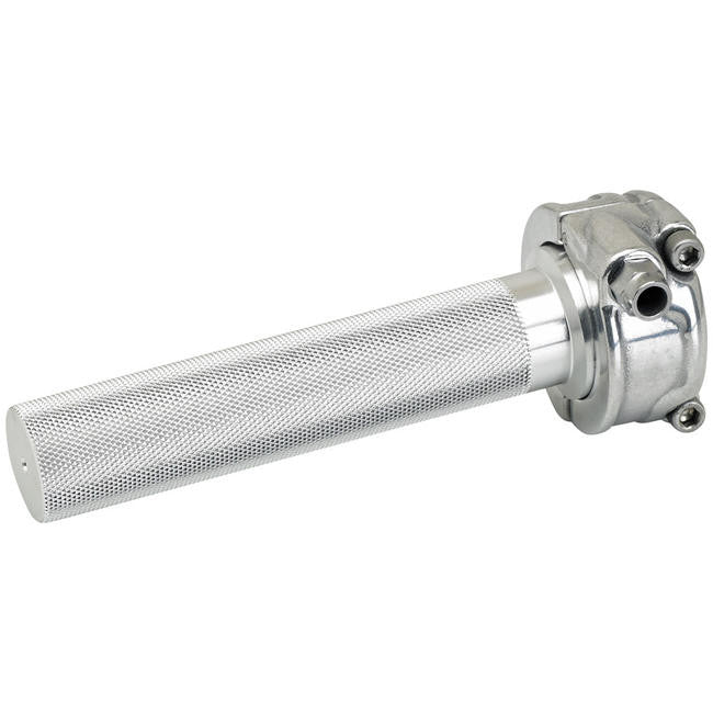 Inc. Cast Whiskey Throttle 7/8" & 1" Single - Polished