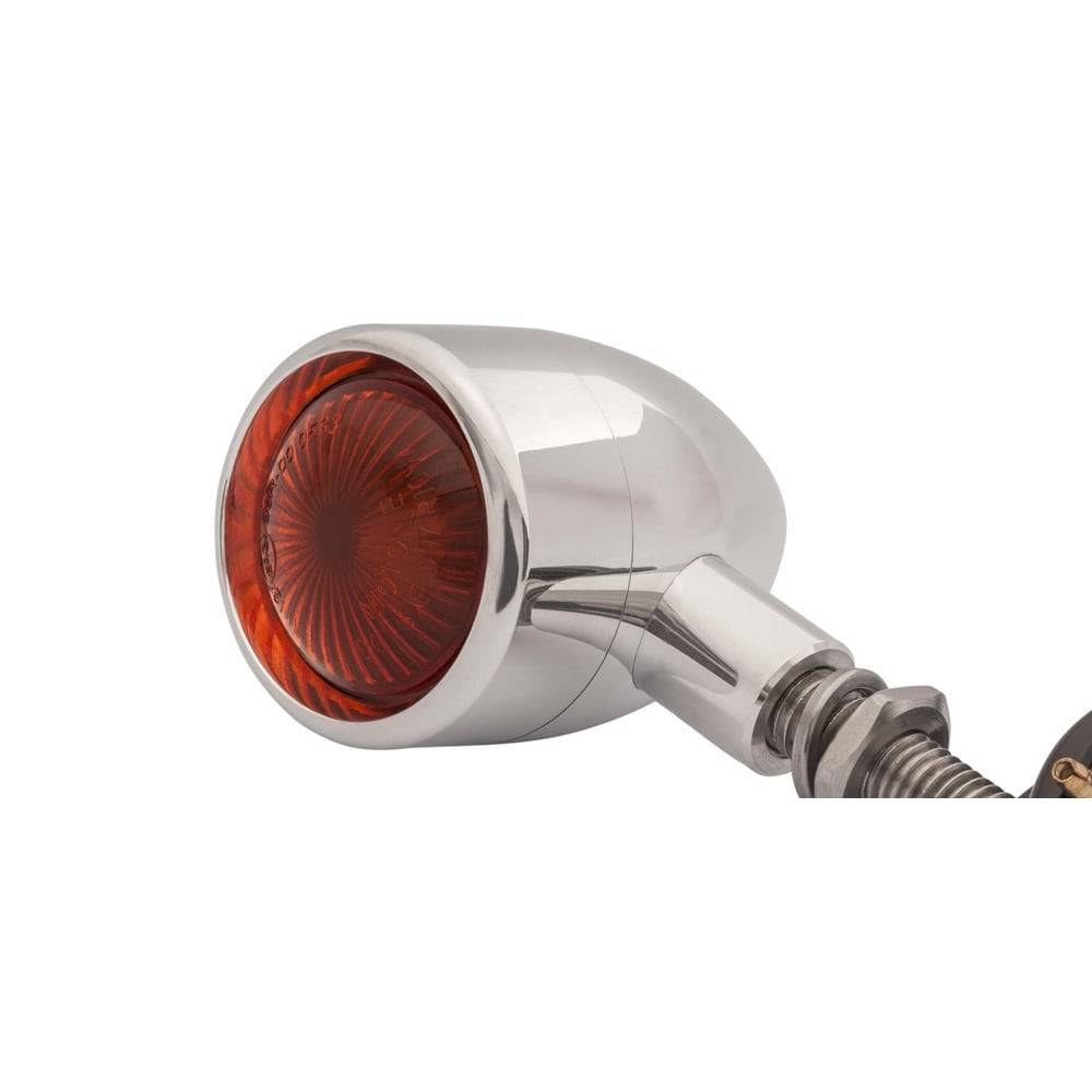 CUSTOM BILLET INDICATOR TURN SIGNALS - PAIR - POLISHED