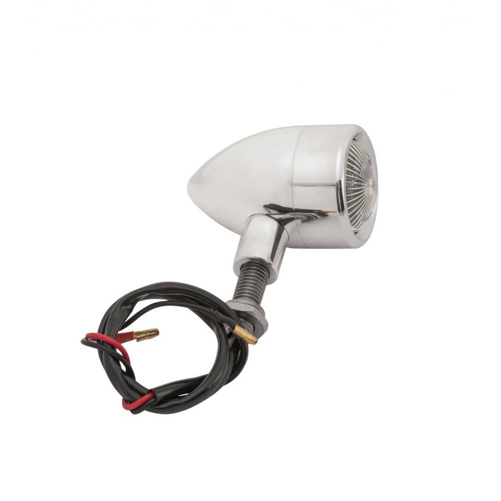 CUSTOM BILLET INDICATOR TURN SIGNALS - PAIR - POLISHED