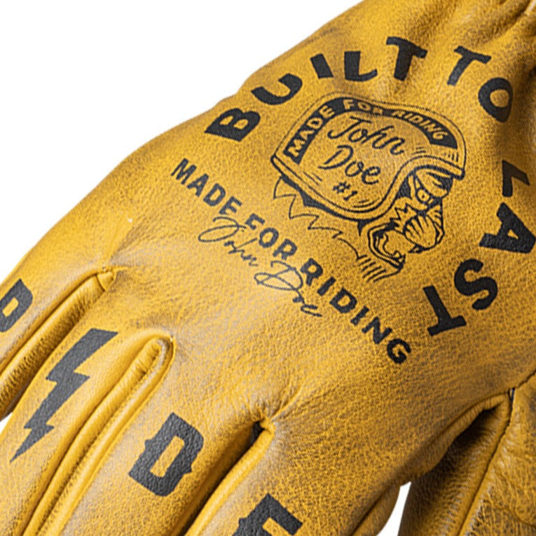 John Doe Coyote Gloves Yellow Black Rogue Motorcycles Perth