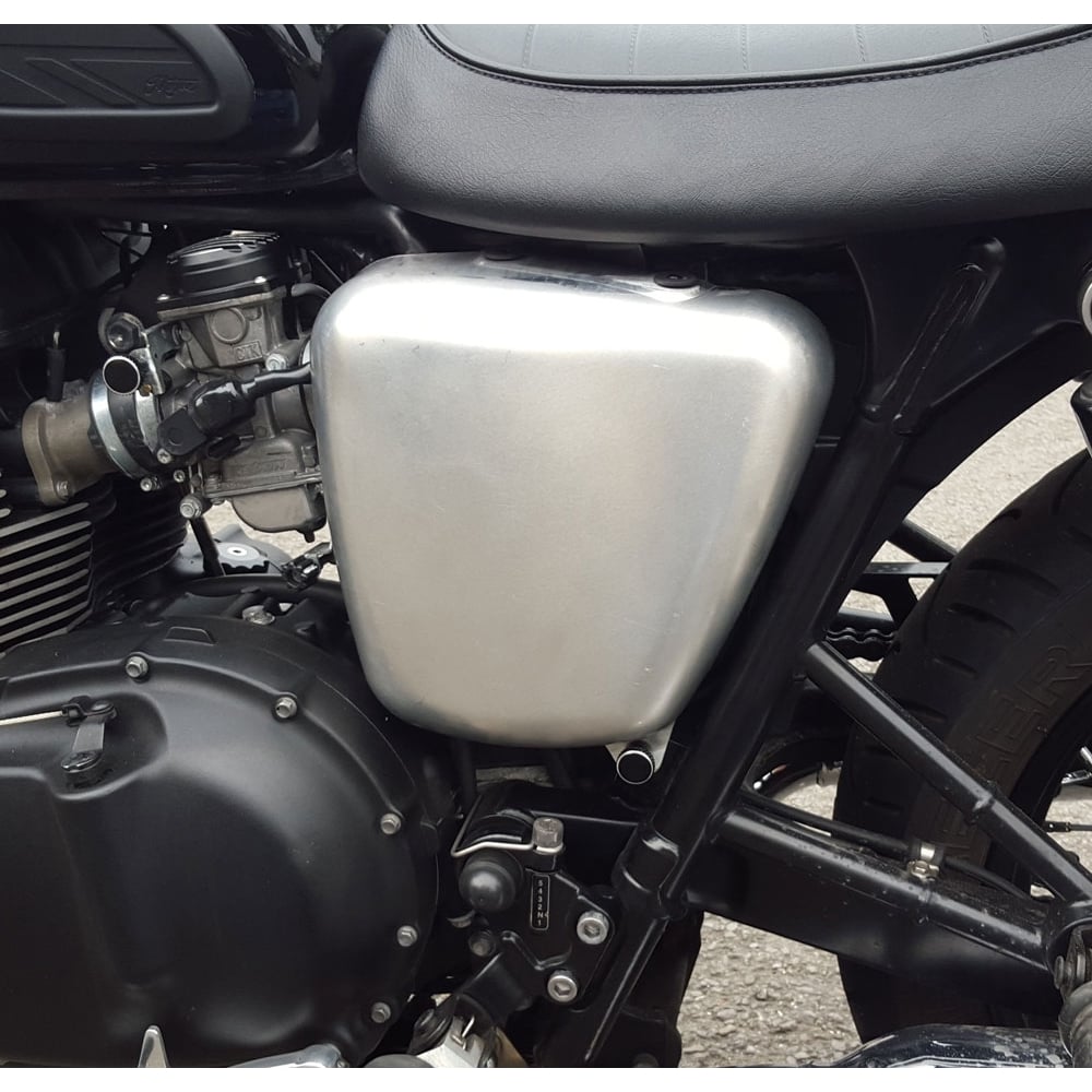 Triumph SIDE PANEL SET - BRUSHED ALUMINIUM