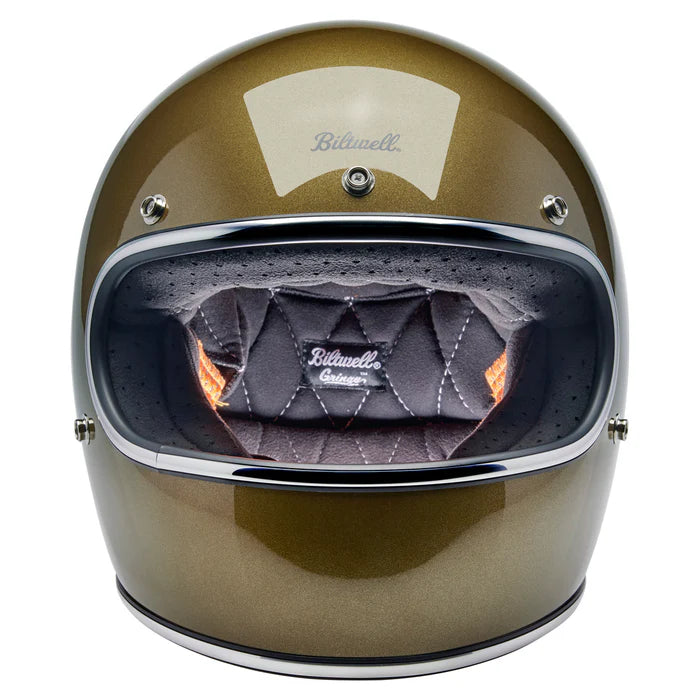 Gringo ECE R22.06 Helmet - Ugly Gold Mettalic