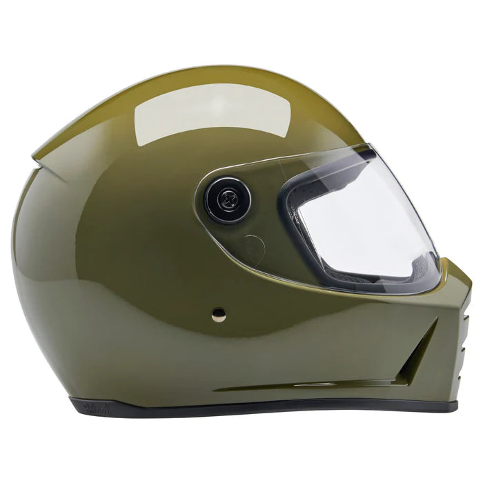 Lane splitter ECE R22.06 Helmet - Gloss Olive Green