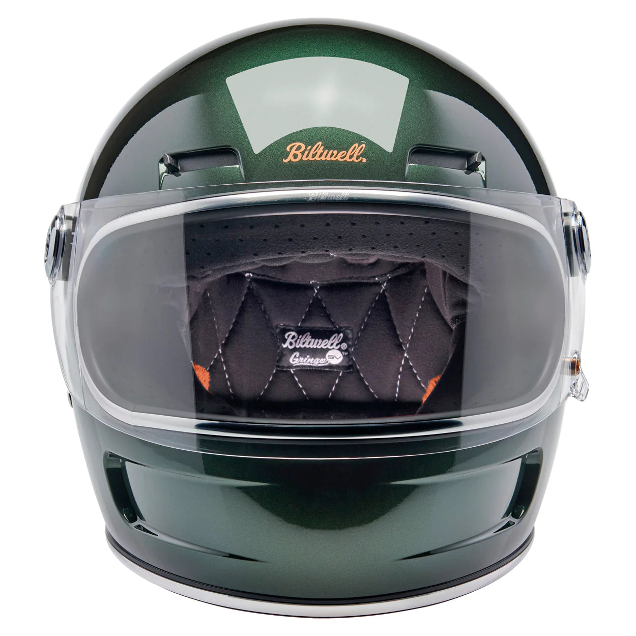GRINGO SV 06 HELMET METALLIC SIERRA GREEN Rogue Motorcycles