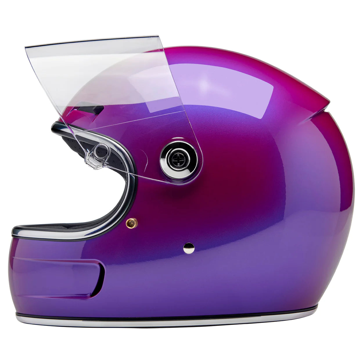 Biltwell Gringo SV Purple Grape Helmet Custom Rogue Motorcycles Perth