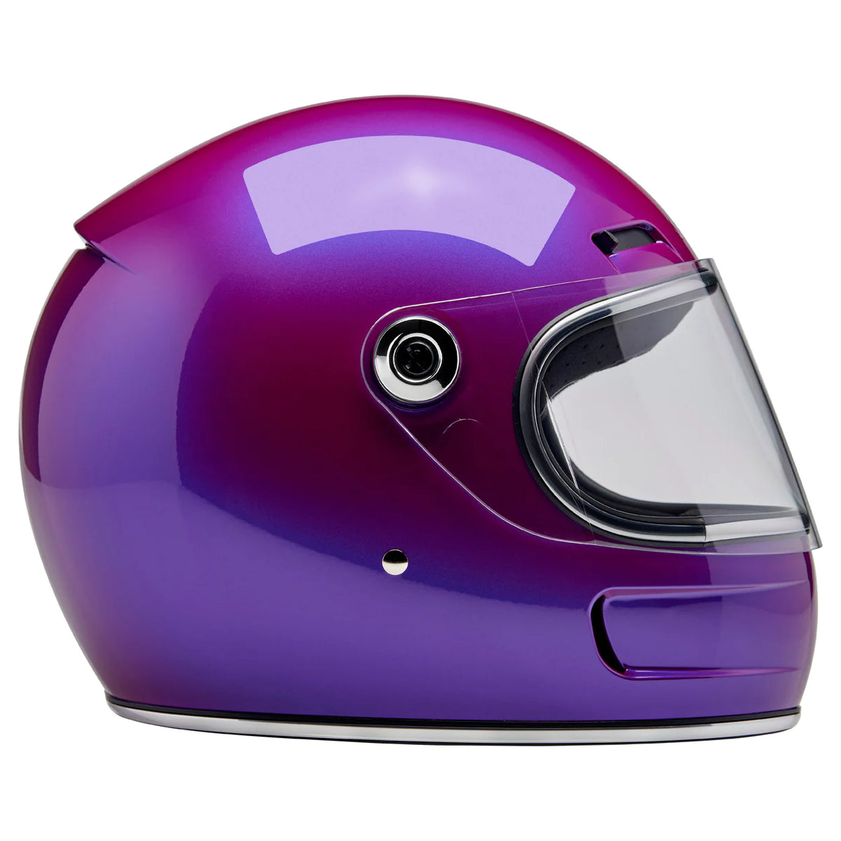 Biltwell Gringo SV Purple Grape Helmet Custom Rogue Motorcycles Perth