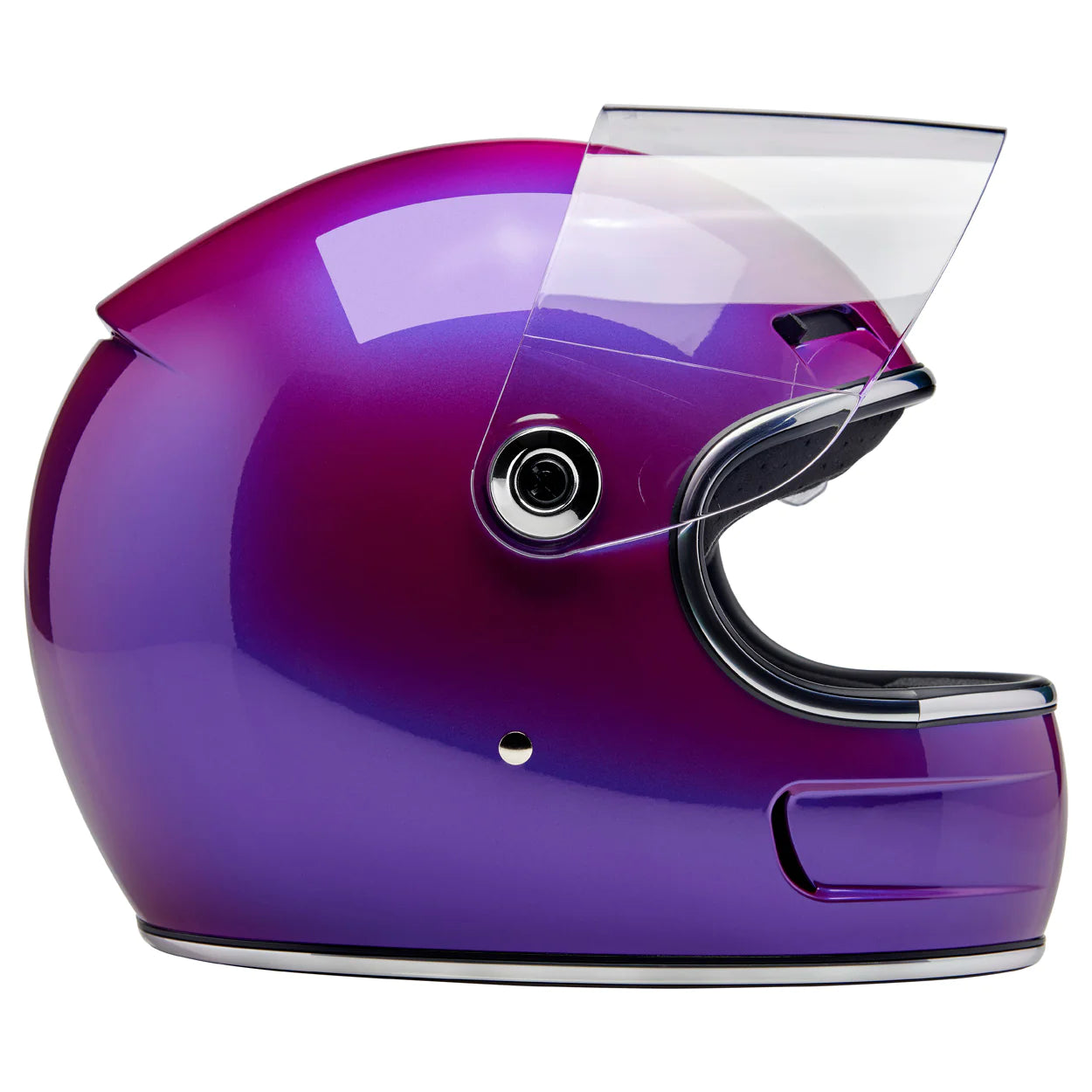 Biltwell Gringo SV Purple Grape Helmet Custom Rogue Motorcycles Perth