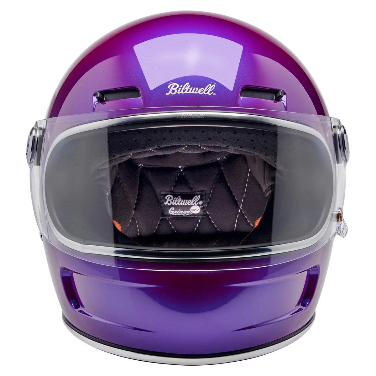 Biltwell Gringo SV Purple Grape Helmet Custom Rogue Motorcycles Perth