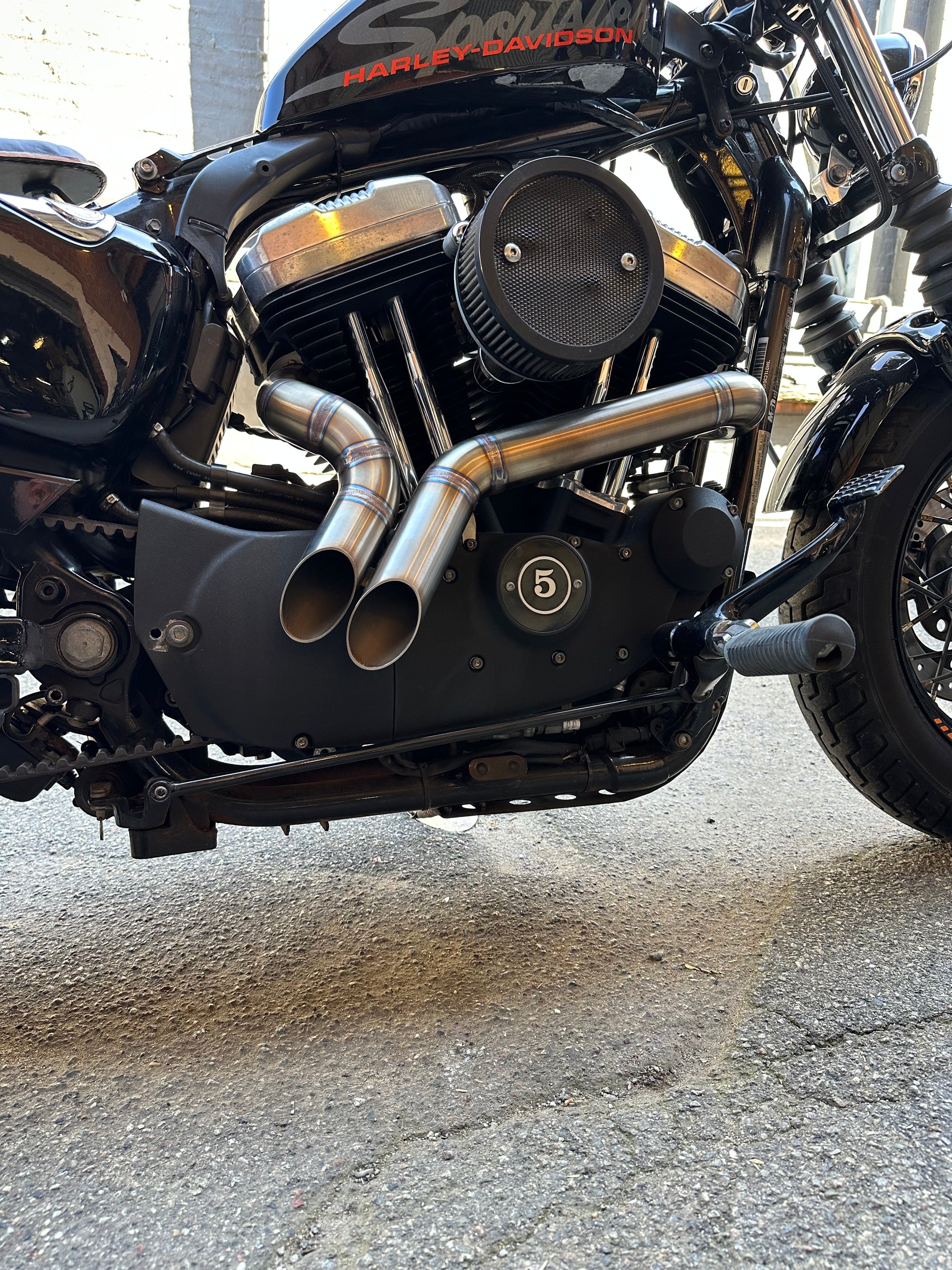 Harley Sportster 1200 Short Bob Exhaust