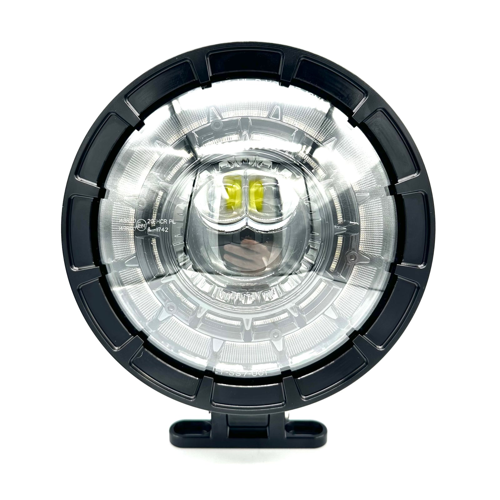 7” Fat Boy Rim-style billet Headlight