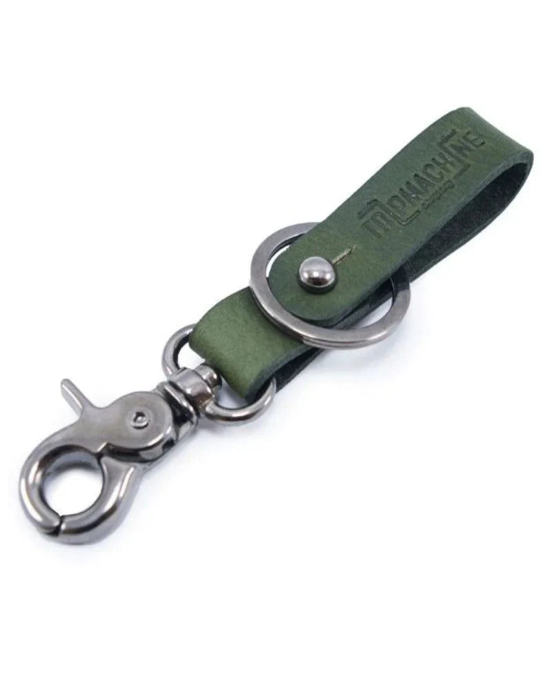 KEY FOB WITH METALLIC HARDWARE