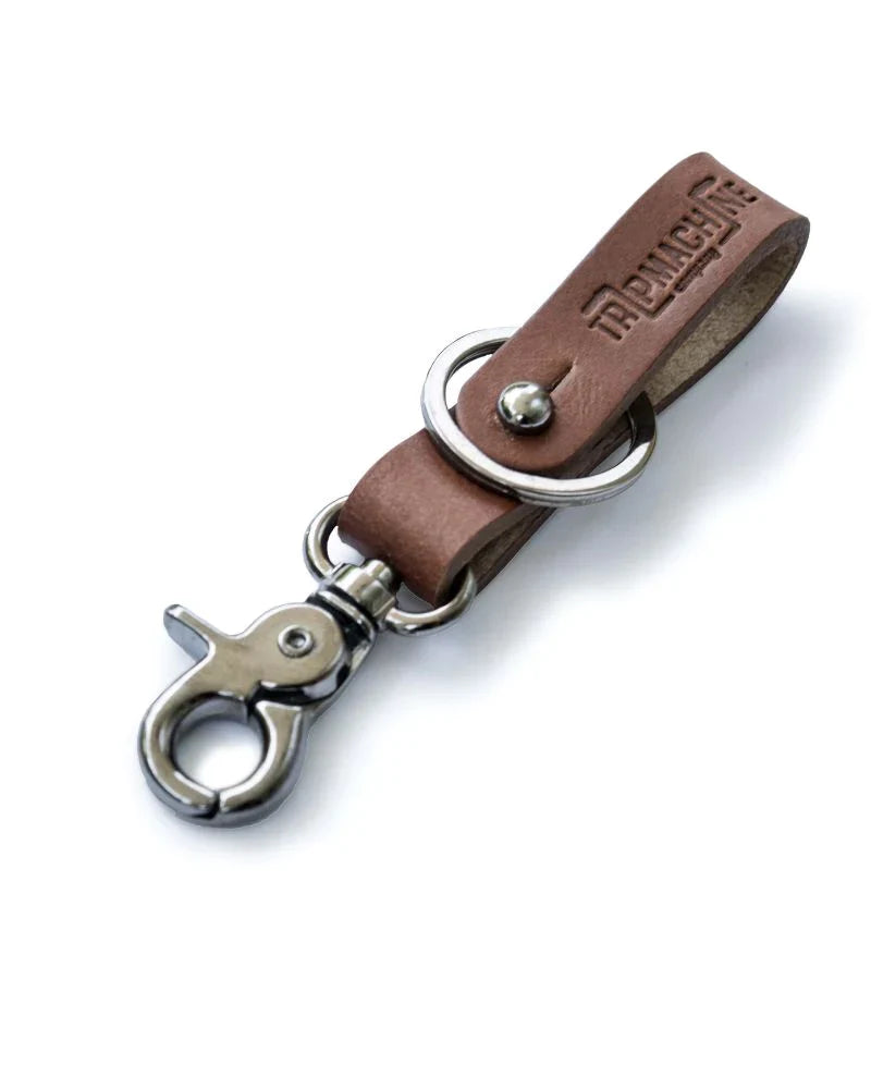 KEY FOB WITH METALLIC HARDWARE