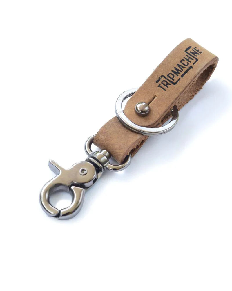 KEY FOB WITH METALLIC HARDWARE