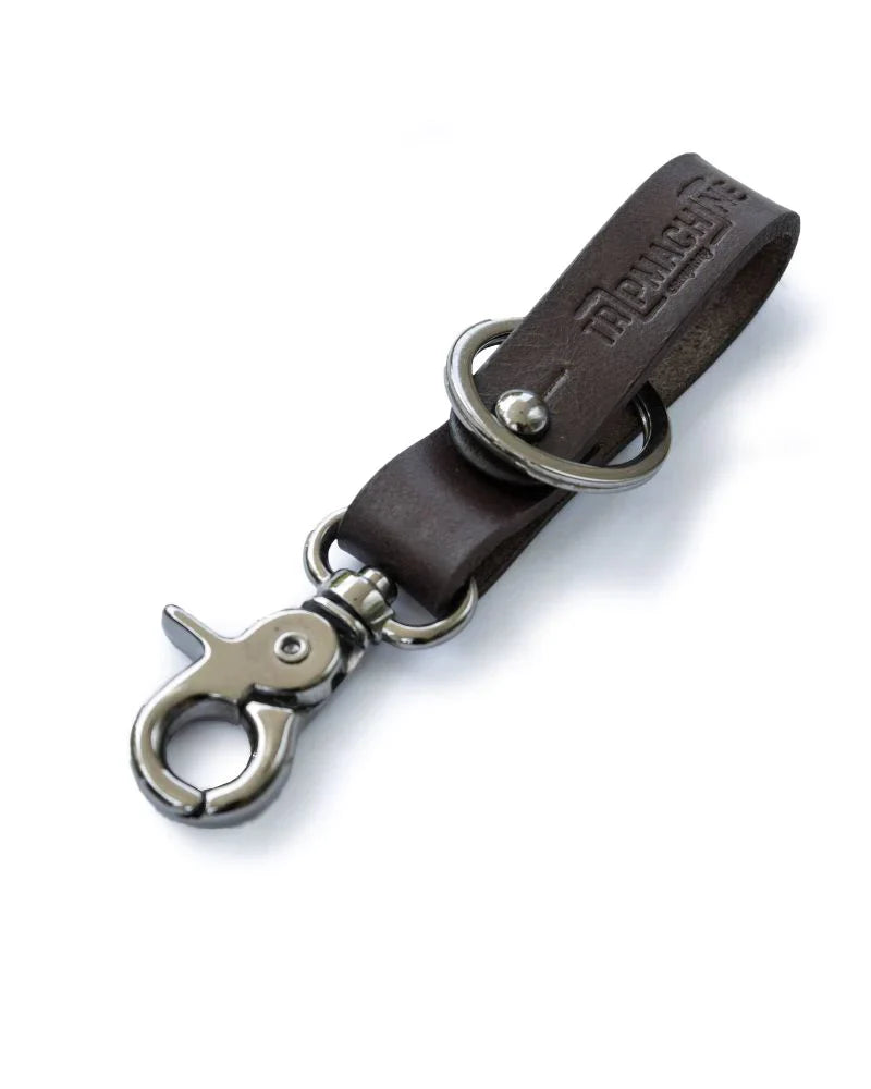 KEY FOB WITH METALLIC HARDWARE