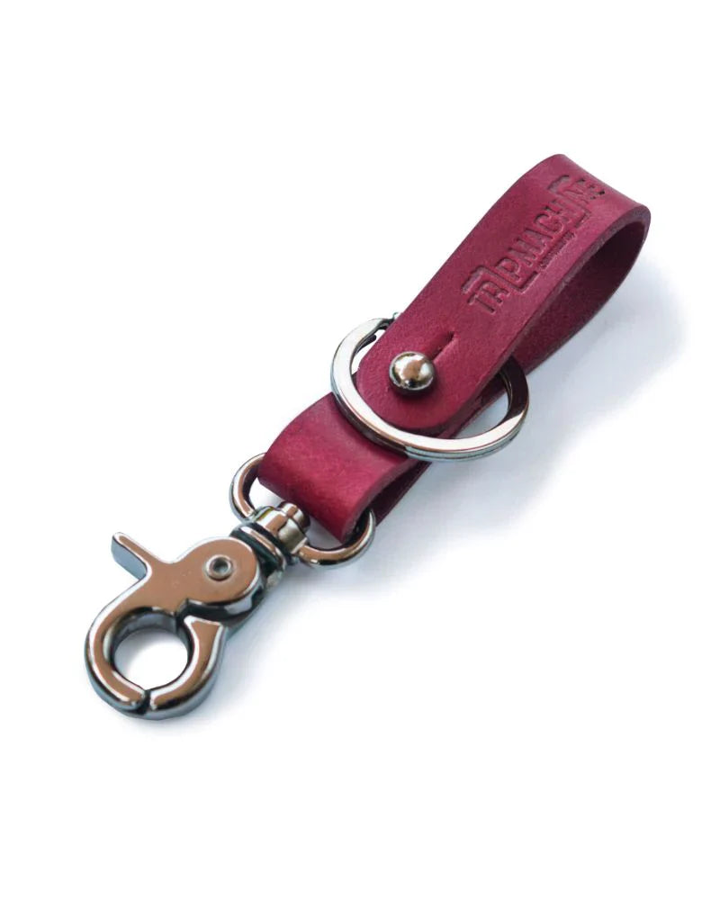 KEY FOB WITH METALLIC HARDWARE