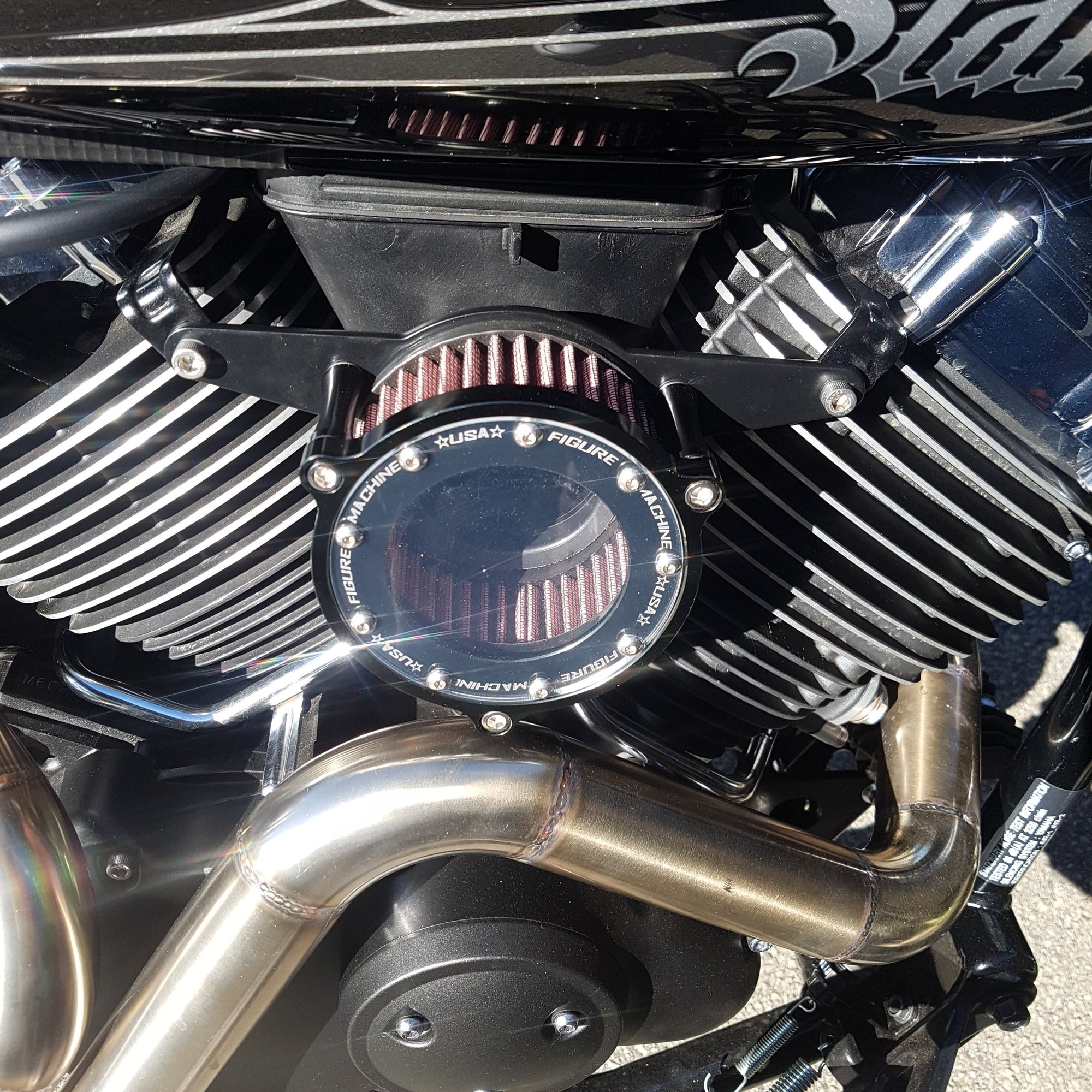 rogue motorcycles perth australia custom bike bobber xvs650 xvs classic intake podfilter aftermarket airfilter air kit