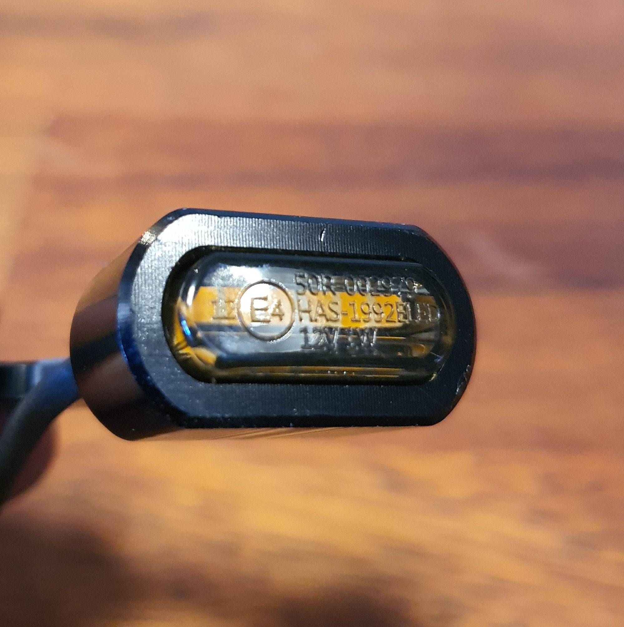 Handlebar indicators amber led black