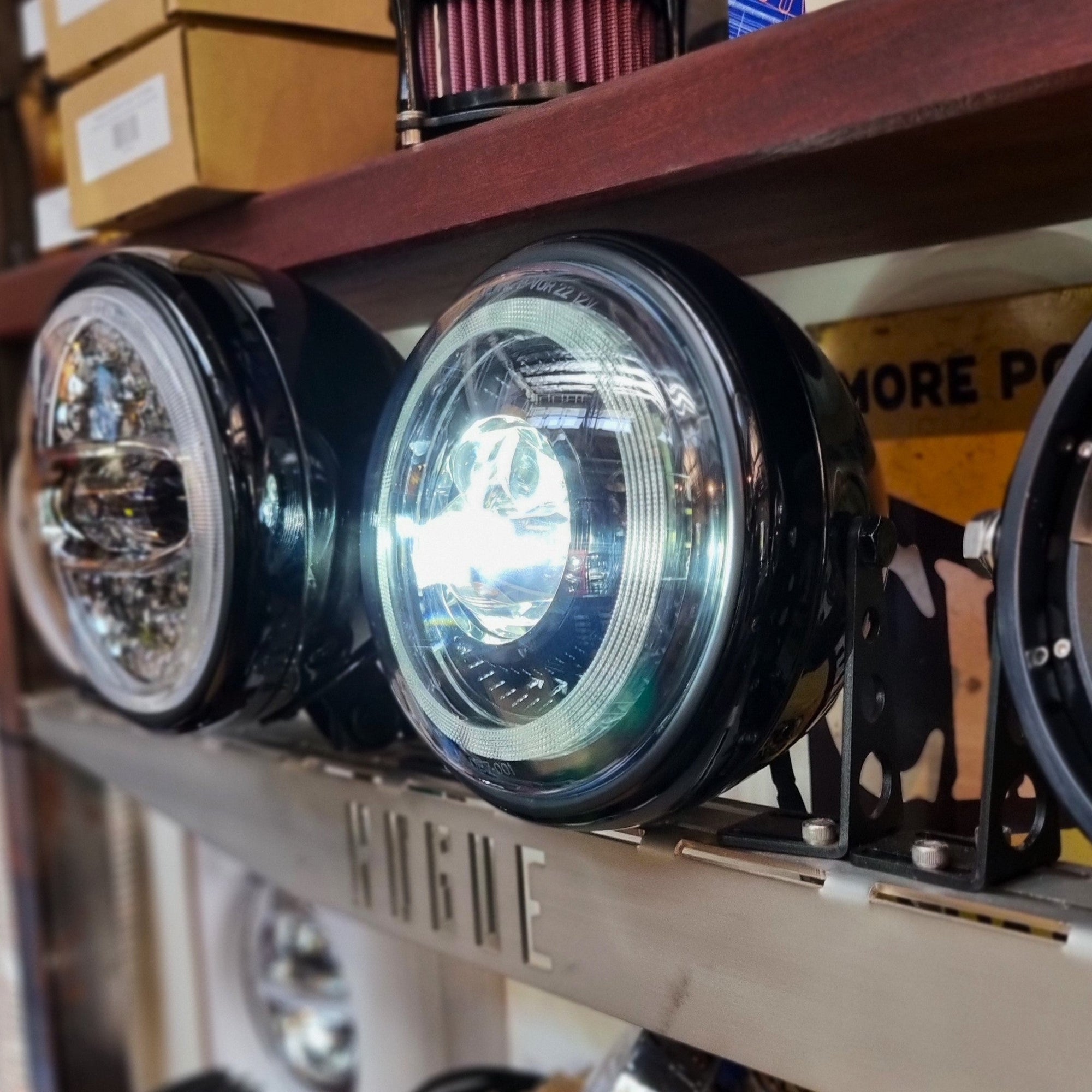 Cyclops LED Headlight Rogue Motorcycles Perth