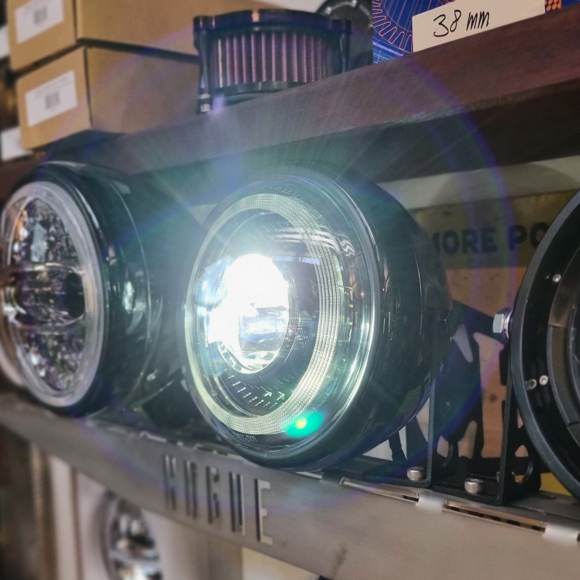 Cyclops LED Headlight Rogue Motorcycles Perth